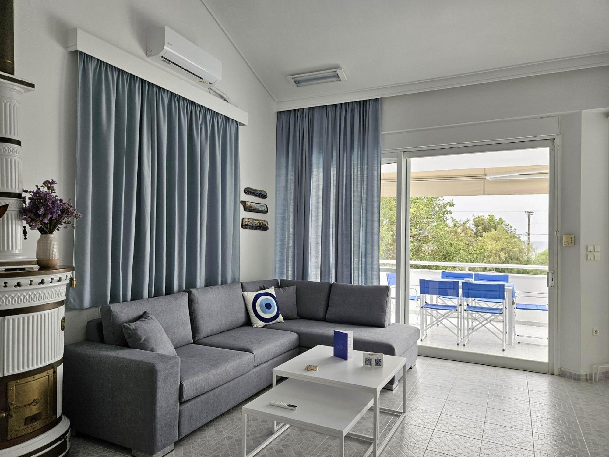 Lagonisi Beach House Kalivia Thorikou Exteriör bild